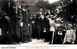 Alger - Fort l'Empereur - Inauguration de la Colonne Bailloud